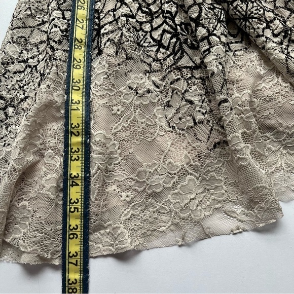 Free People Flocked Lace Dress Fit and Flare Sleeveless Small - Picture 10 of 15